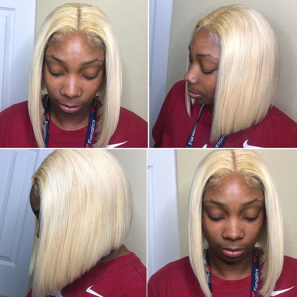 Blonde Bob Closure Wig