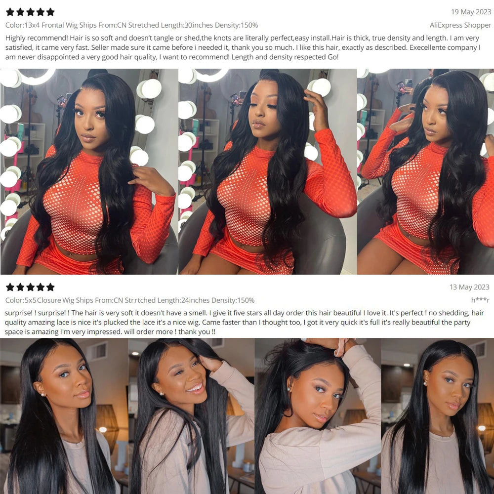 Closure Human Hair Wigs