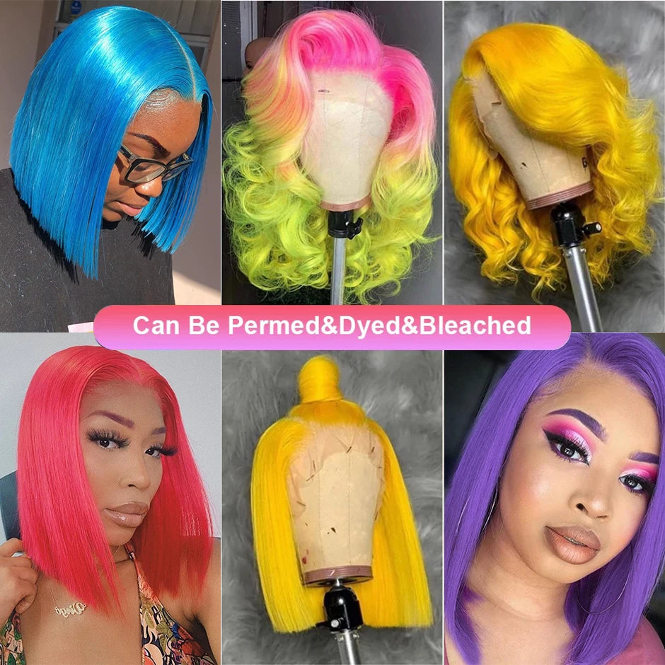 Blonde Bob Closure Wig