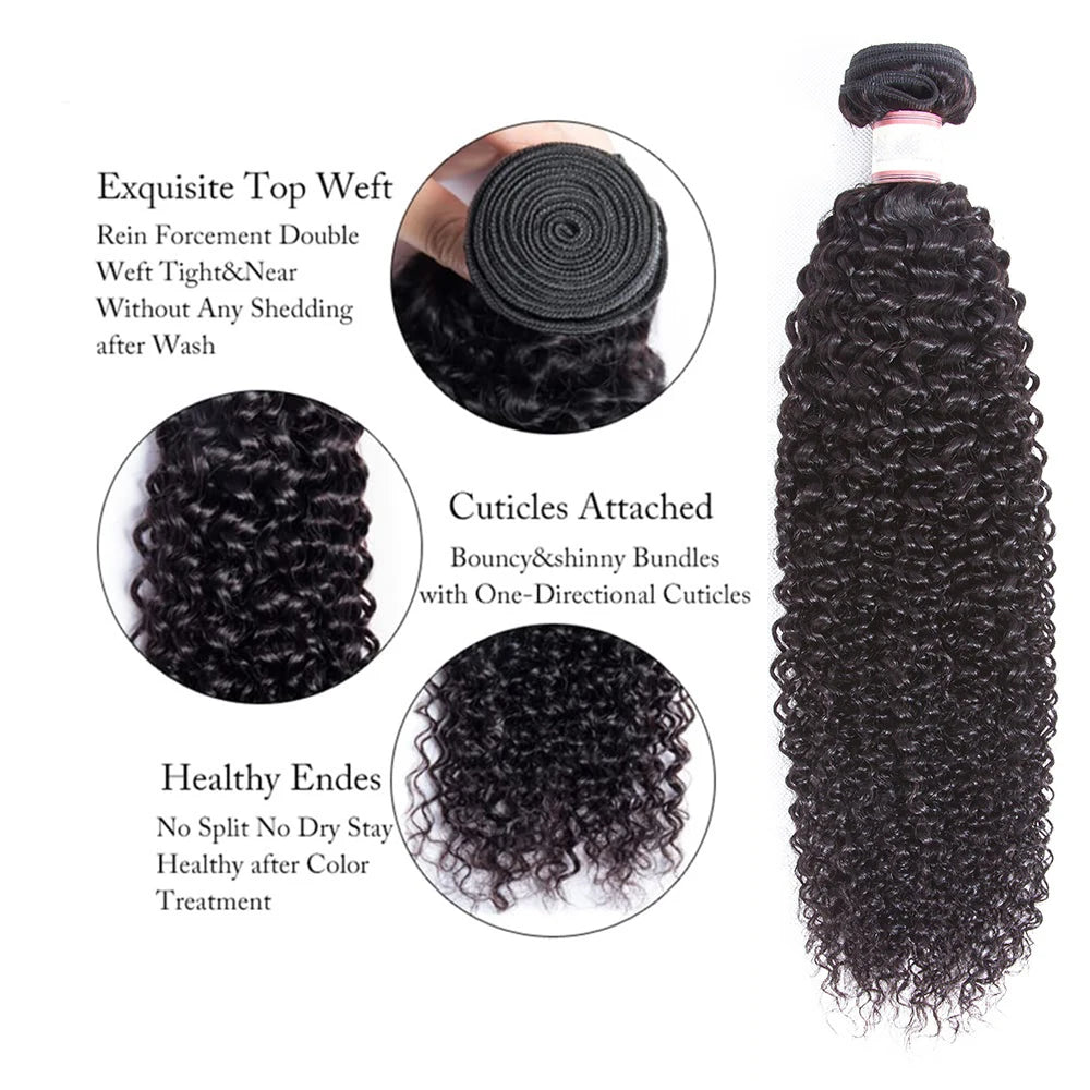 Curly Human Hair Bundle