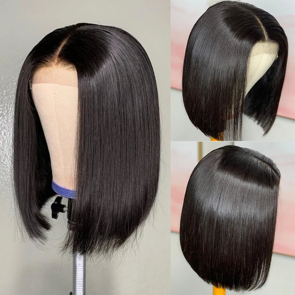 Glueless Short Human Hair Wig