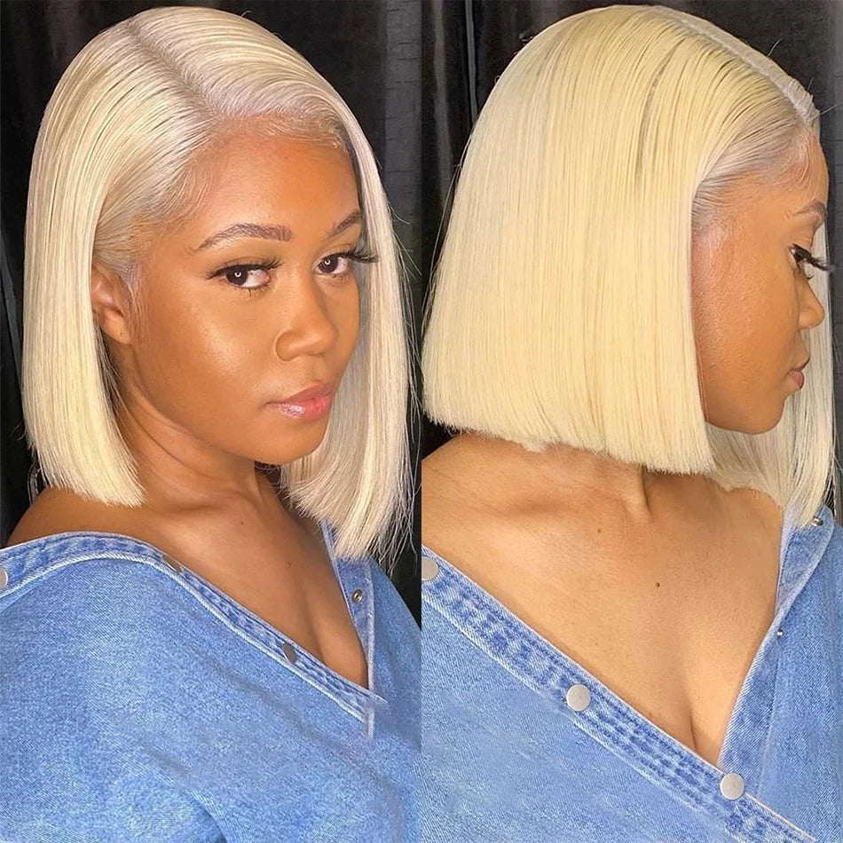 Blonde Bob Closure Wig