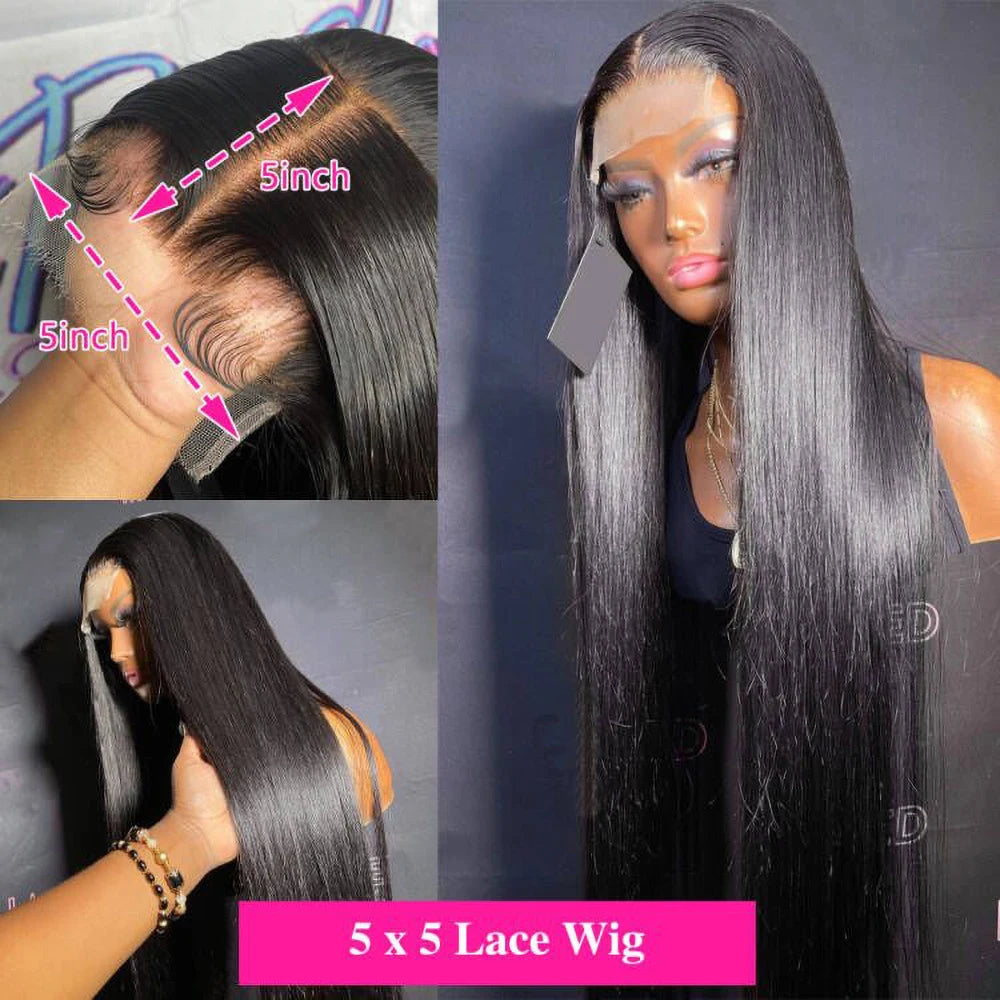 Closure Human Hair Wigs