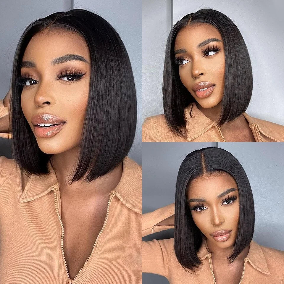 Glueless Short Human Hair Wig